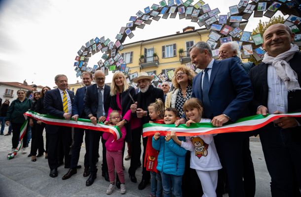 Inaugurazione dell’opera “Il terzo paradiso dei talenti”